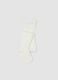 White ribbed stretch tights_0