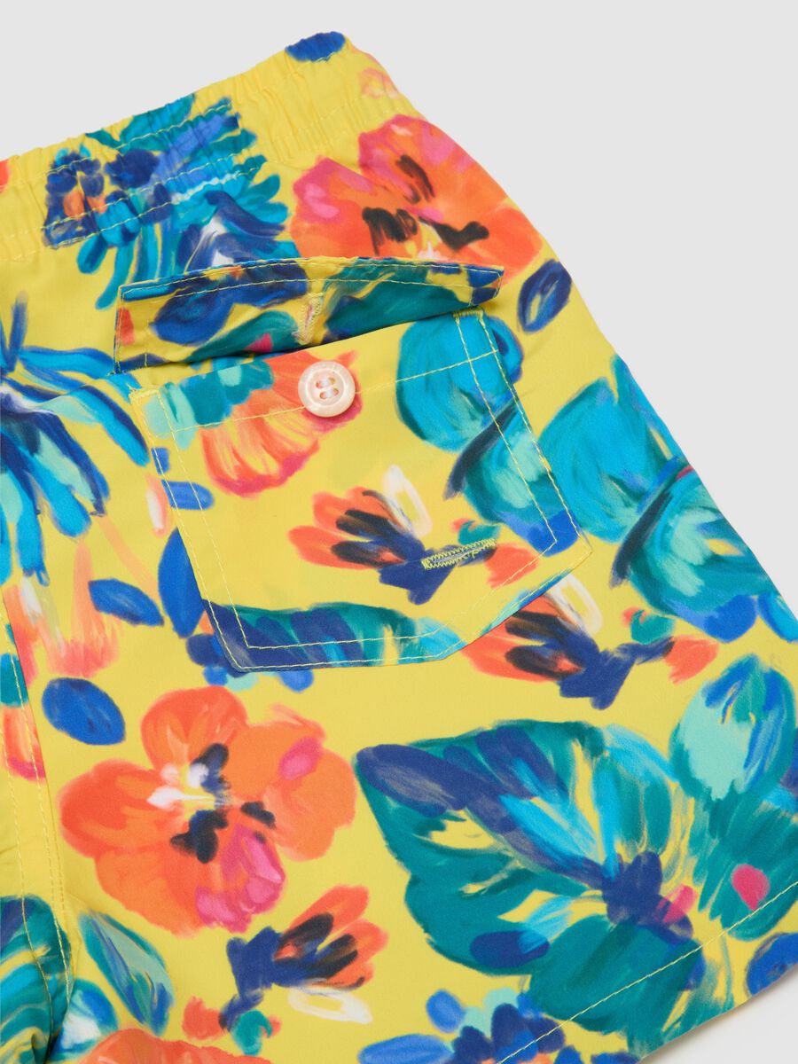 Children's multicolour regular fit swimsuit_2