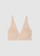 Beige Bra with Removable Padding_0