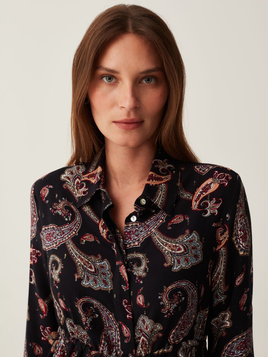 Camicia premaman in flanella stampa paisley_3