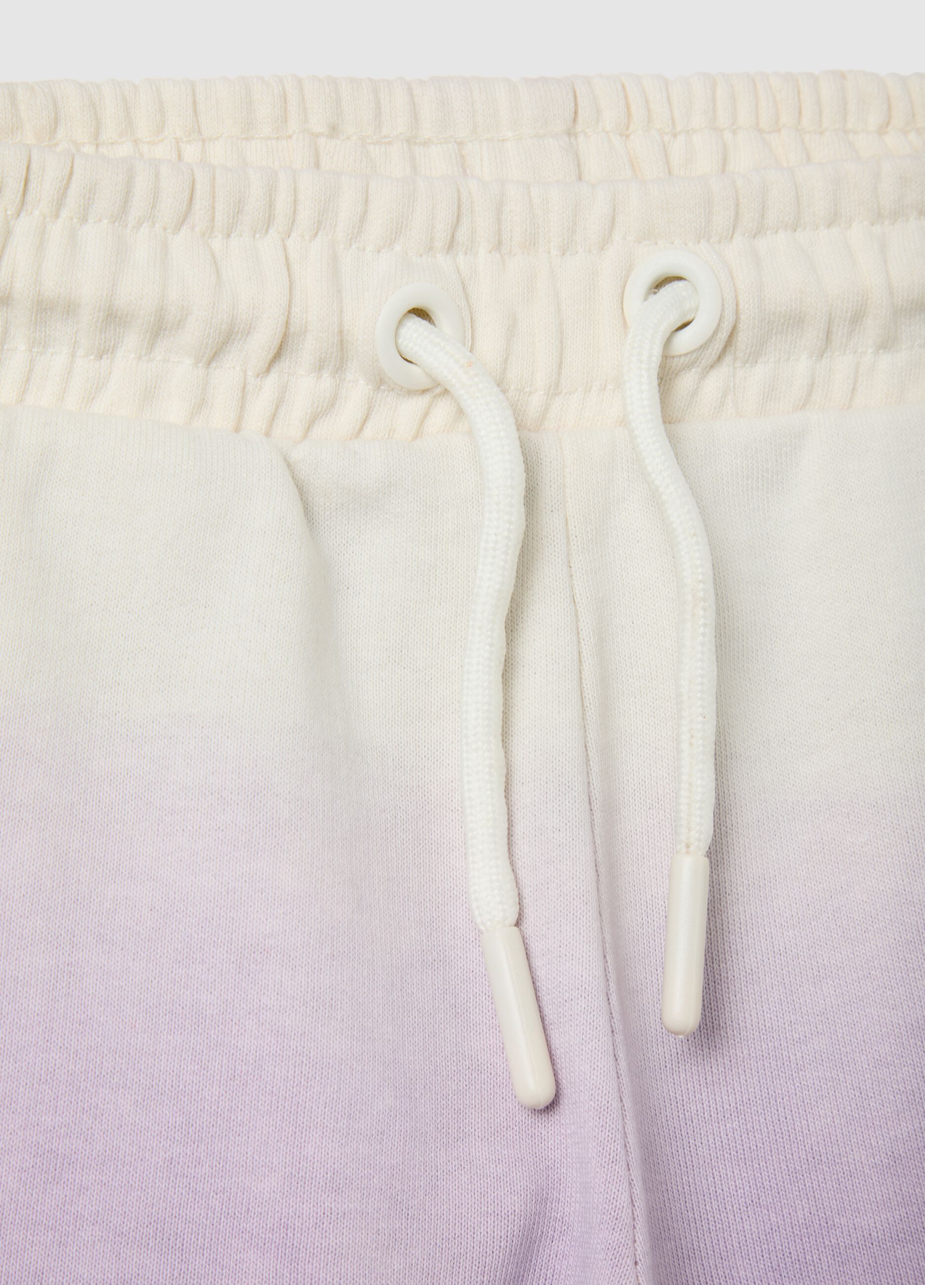 Shorts da bambina in misto cotone multicolor regular fit