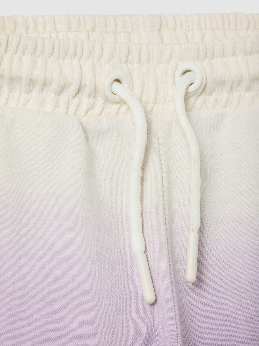 Girls' multicolour cotton blend shorts with regular fit_3