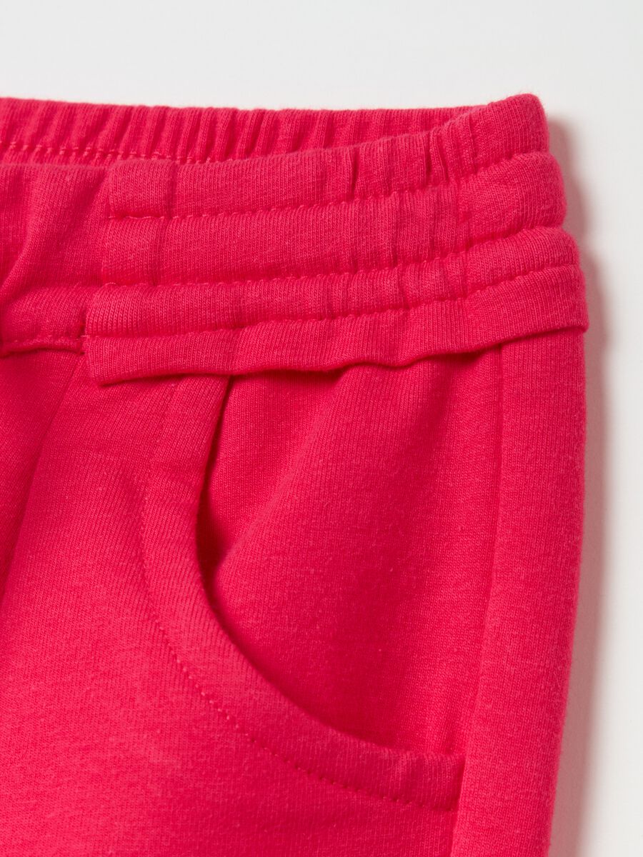 French terry joggers with drawstring_3