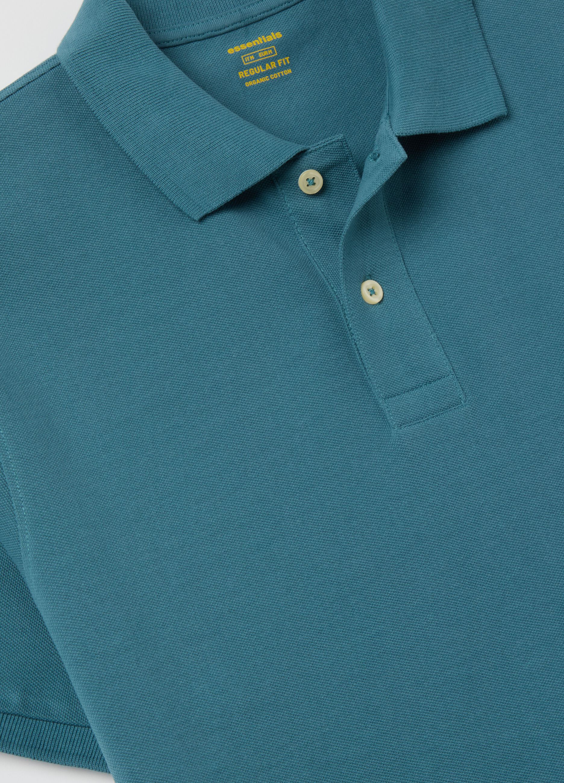 Organic cotton regular-fit polo shirt