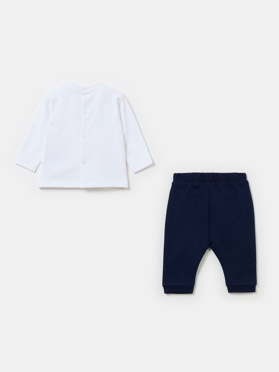 Jogging set in cotone bio stampa cagnolini_1