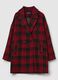 Double-breasted coat in check tweed_4