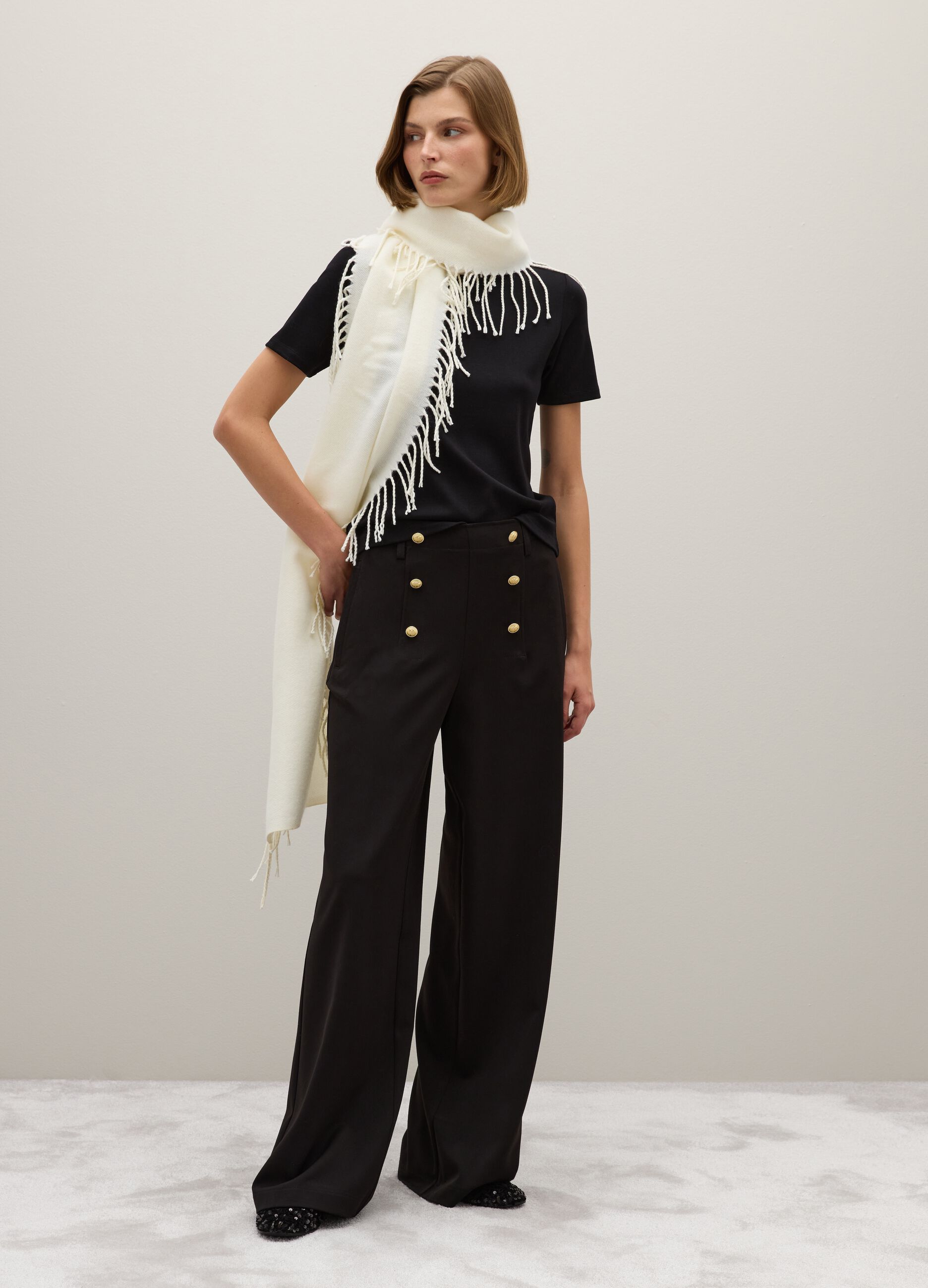 Regular Fit Black T-shirt