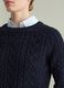 Cable-knit pullover with diamond motif_2