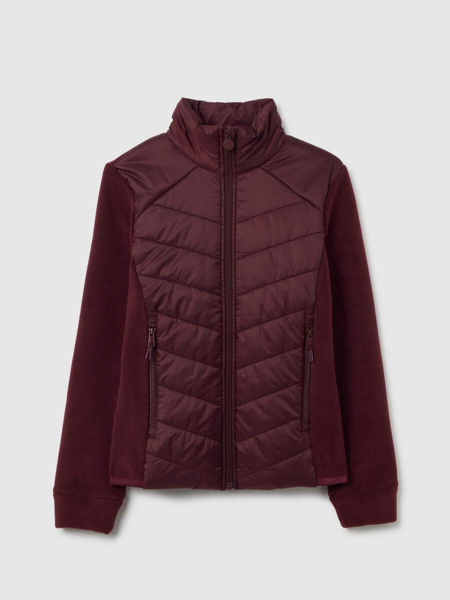 Giacca in tessuto elasticizzato rossa regular fit_0