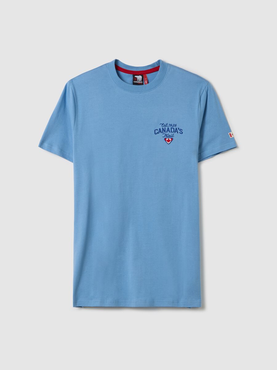 Cotton T-shirt with embroidered logo_4