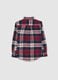 Children's multicolour check regular fit shirt in pure cotton_1