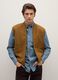 Brown Wool-Blend Gilet_0