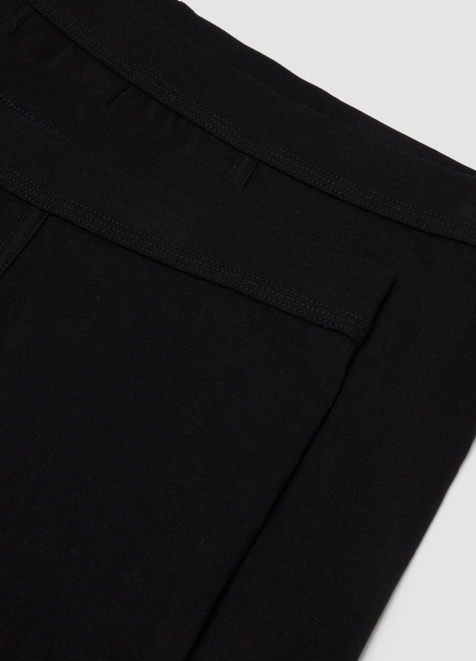 2-pack of black stretch Supima cotton boxers