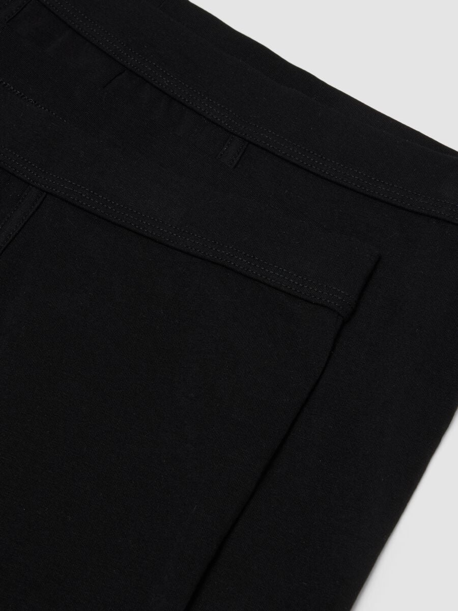 Bipack di boxer neri in cotone Supima elasticizzato_1