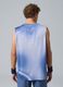 Light Blue ALTAVIA COURT Tank Top in Stretch Fabric with Tie-Dye Effect_3