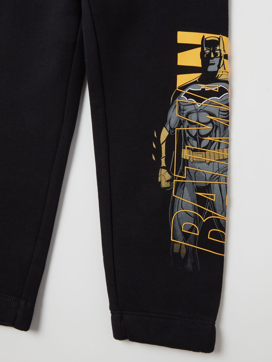 Joggers con coulisse e stampa Batman_3