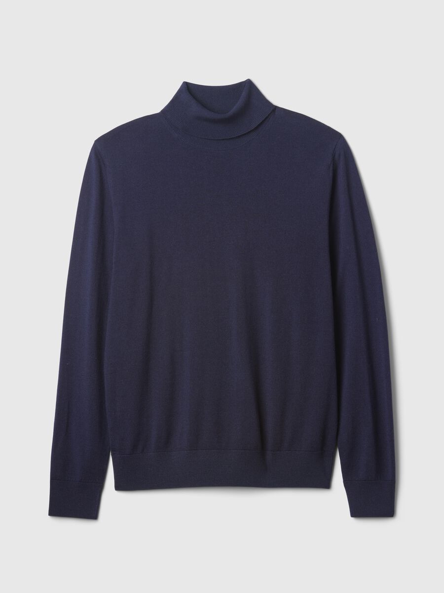 Merino wool pullover with high neck_3