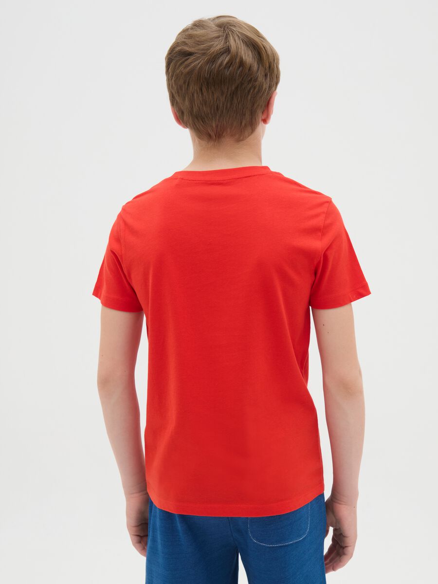 Red organic cotton T-shirt_2