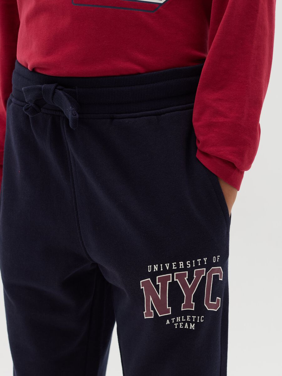 "NYC Athletic Team" joggers with drawstring_3