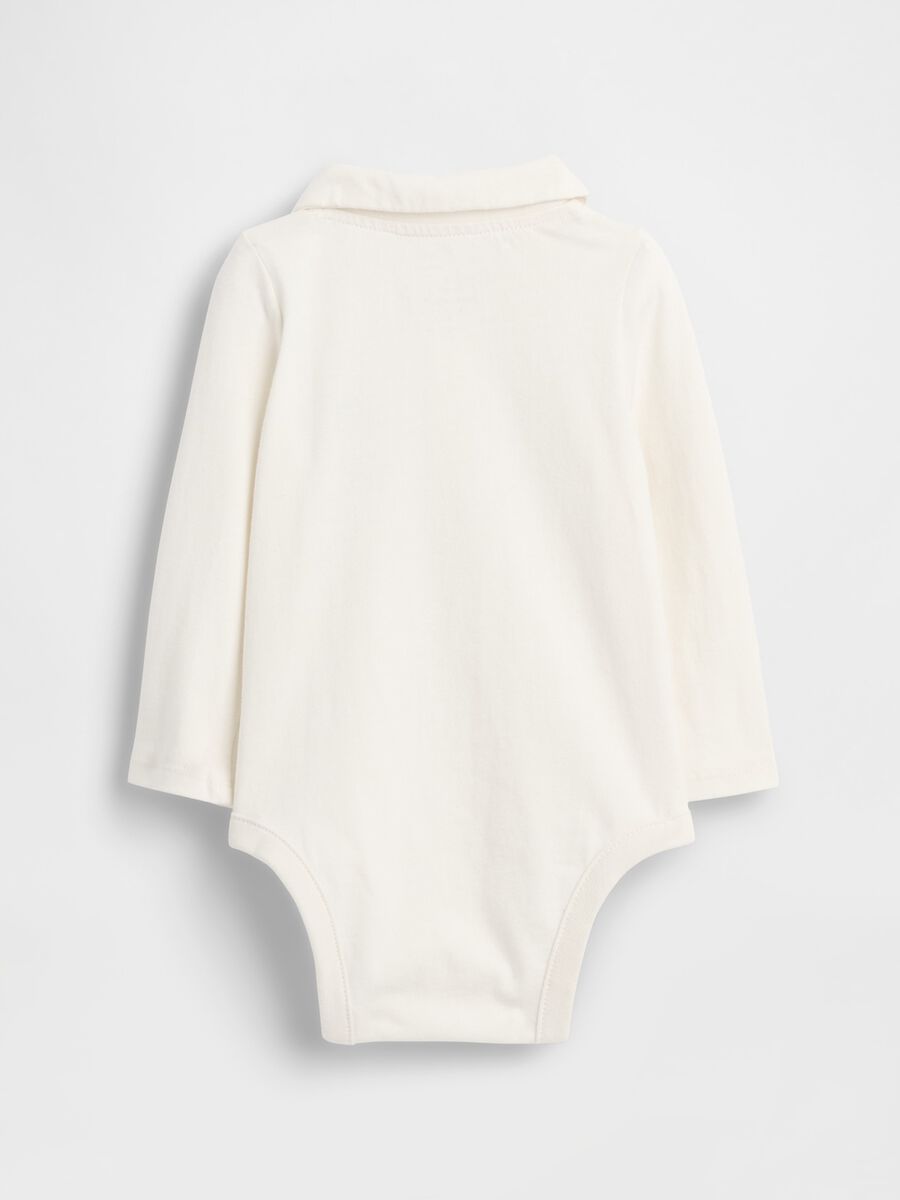 White cotton baby bodysuit_1
