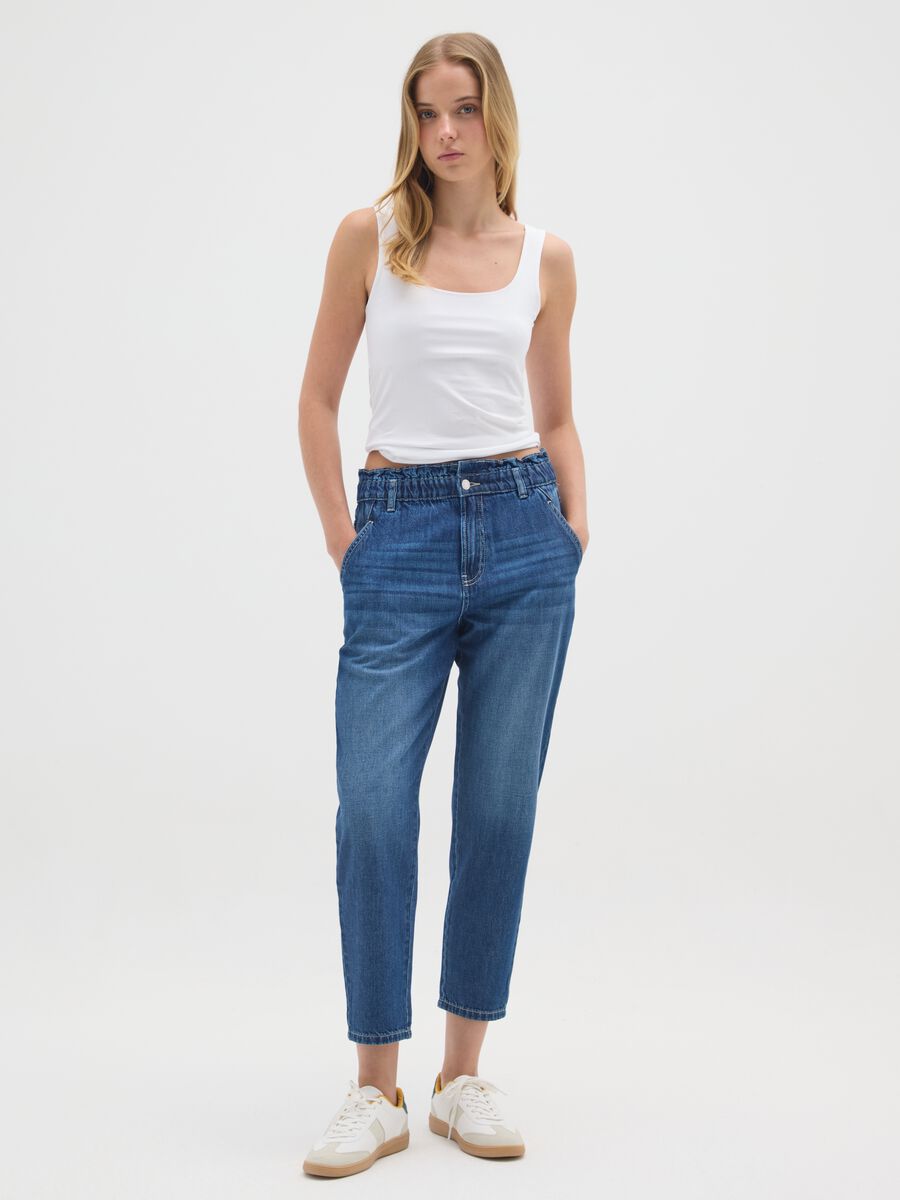 Slouchy Denim Jeans_0