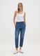 Jeans baggy lavaggio medio in puro cotone_0