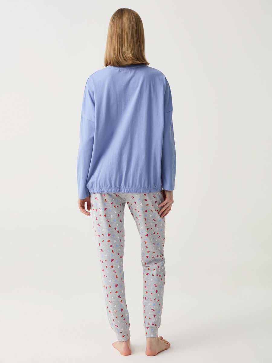 Long pyjamas with hearts print_2