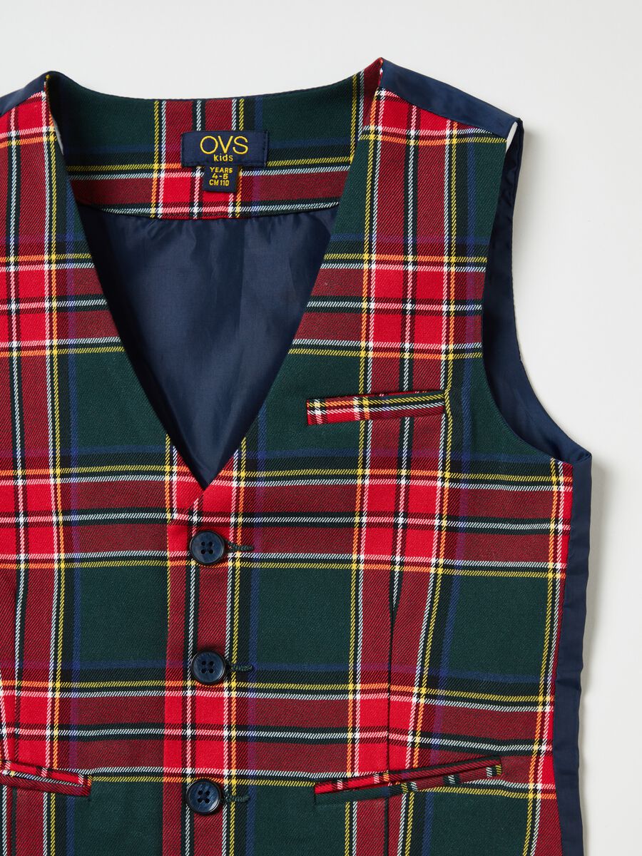 Gilet in fantasia tartan_2