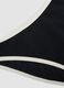 Black stretch swim briefs with white trim_6