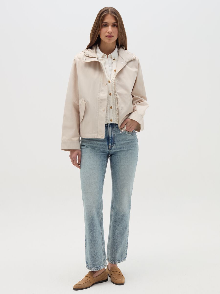 Short jacket with hood_1
