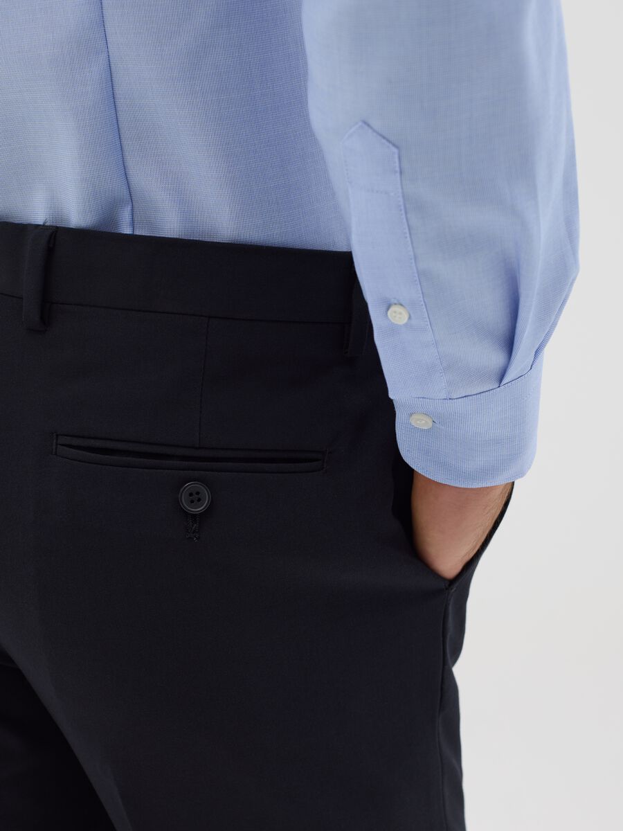Light blue easy-iron slim-fit shirt_3