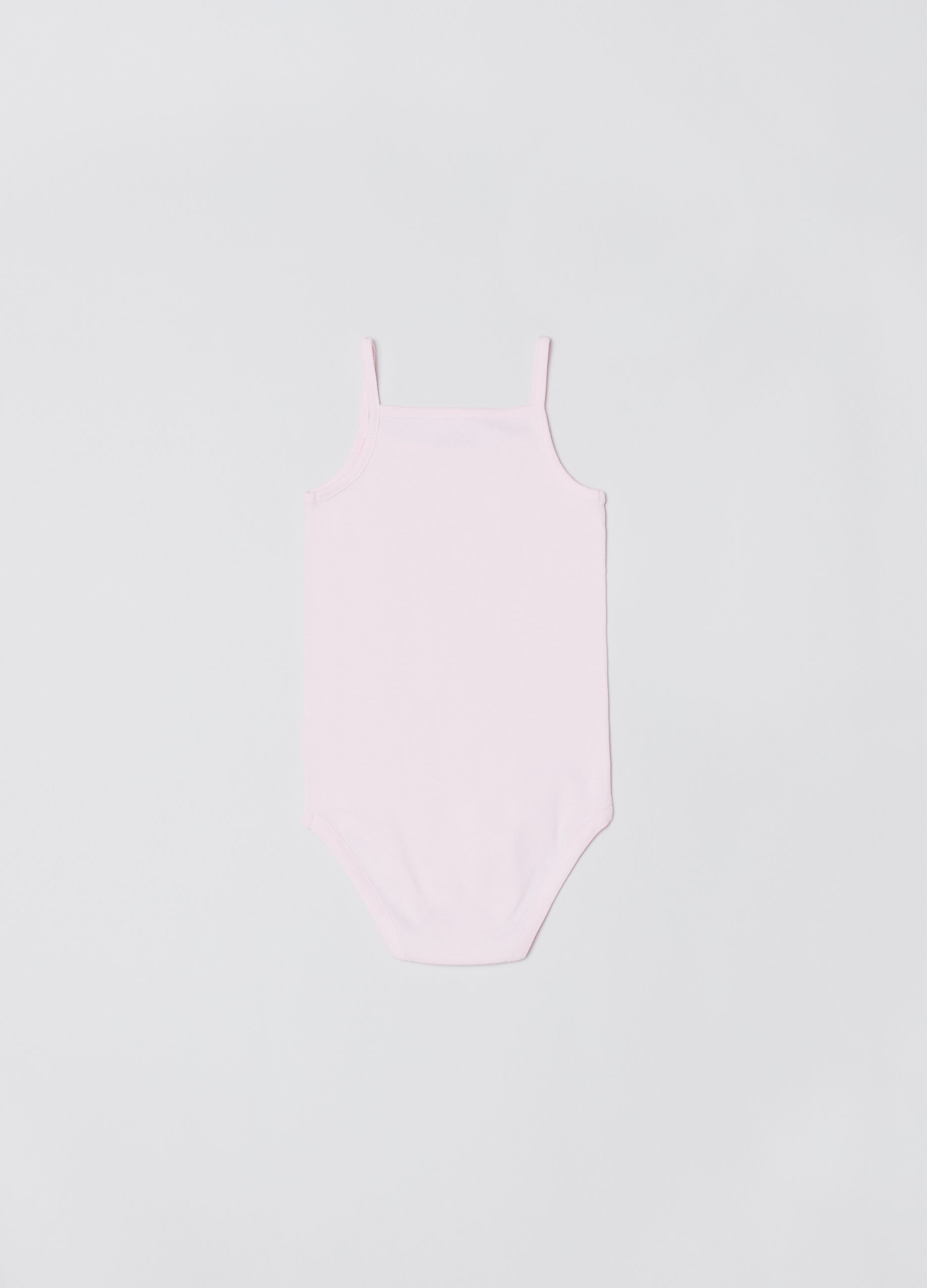 Tripack body in cotone con spalline sottili_1