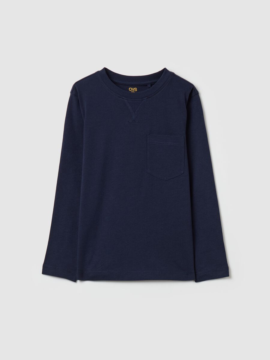 Long-sleeved T-shirt in organic cotton_0