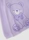 Lilac purple crew-neck pyjamas with teddy bear print_2