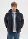 Black The Iconic Puffer Jacket for Boys with Hood_1