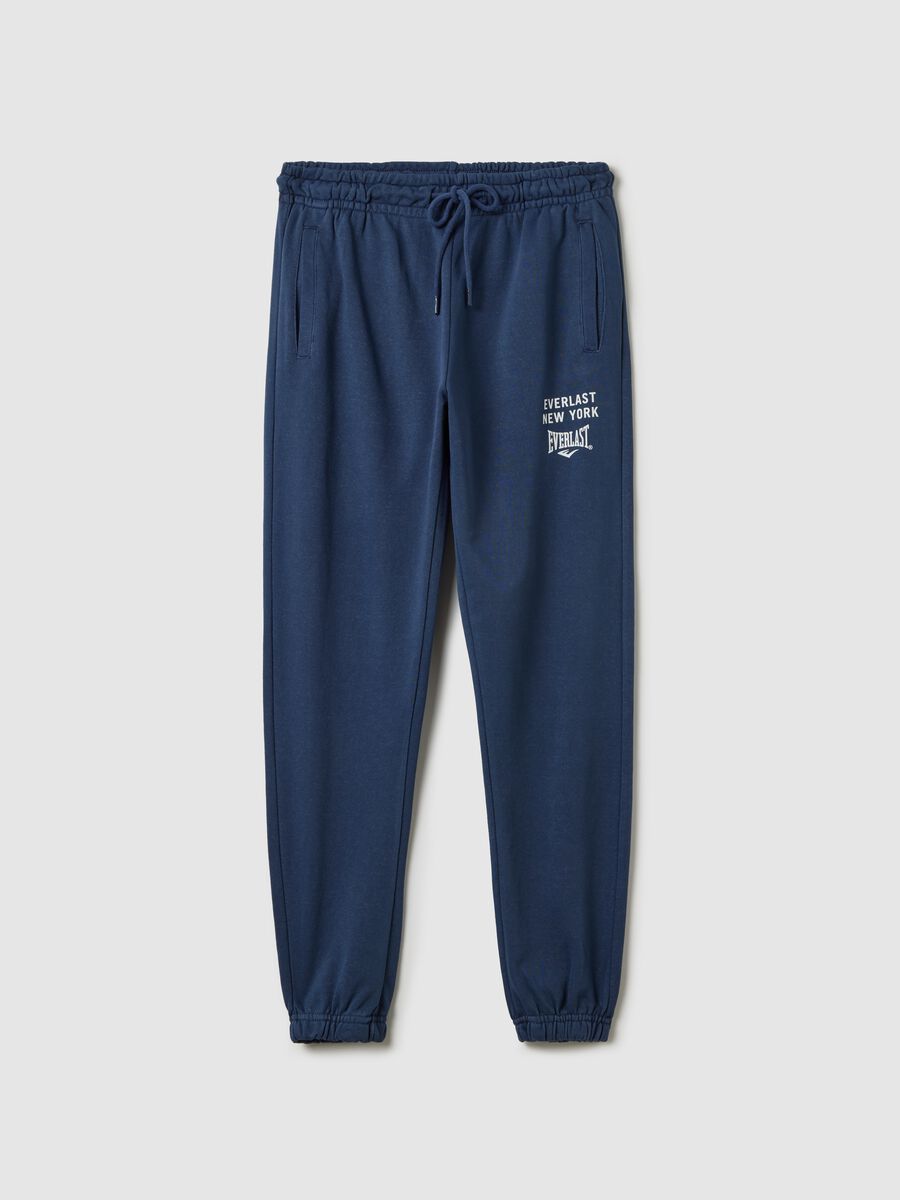 Slim-fit joggers with drawstring and logo print_4