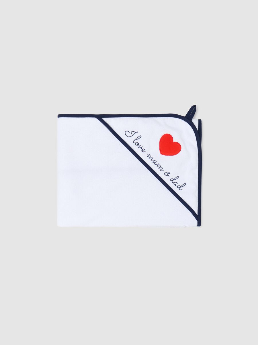 Bathrobe with I Love Mum & Dad embroidery_0
