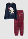 Long pyjamas in velour with Snoopy embroidery_4