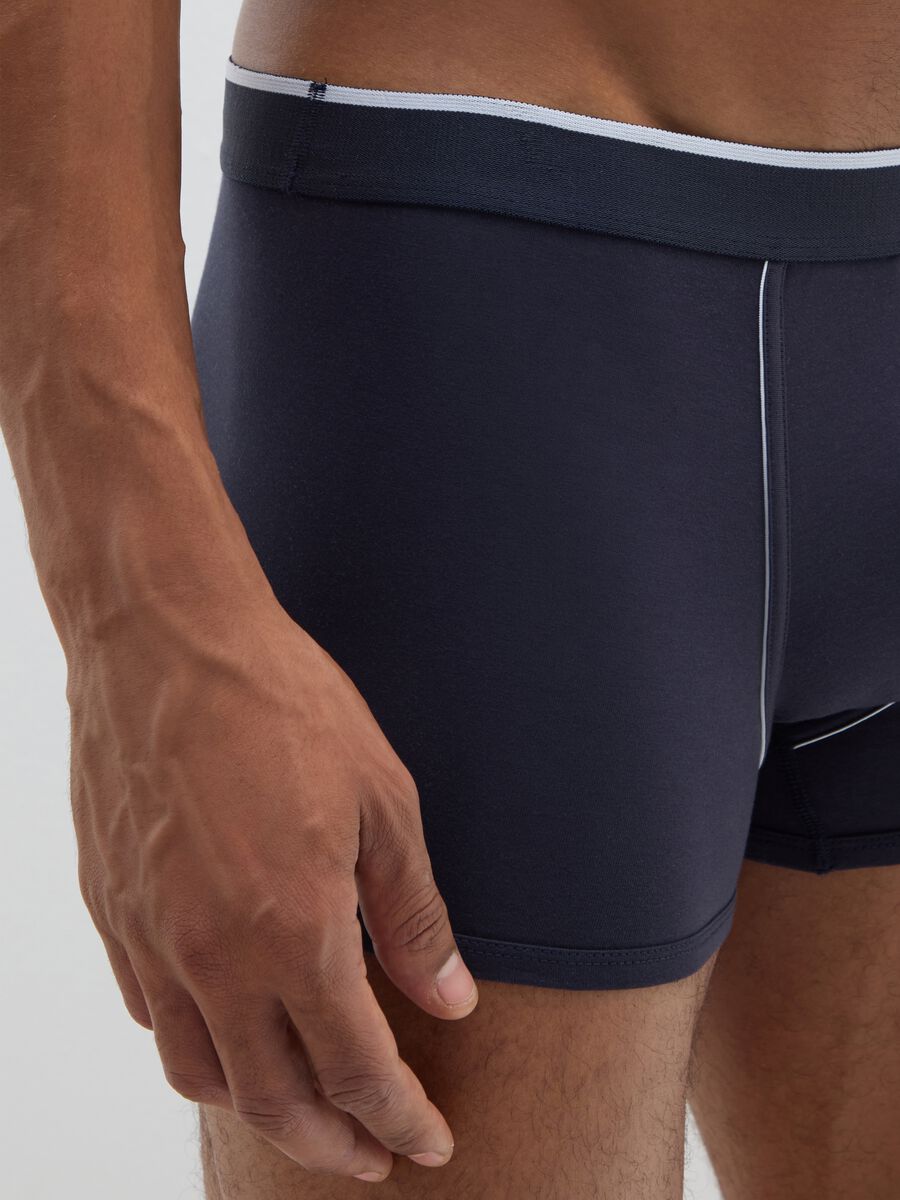 Blue Stretch Cotton Boxer Twin Pack_3