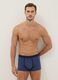 Tripack of regular fit blue stretch cotton boxers_0