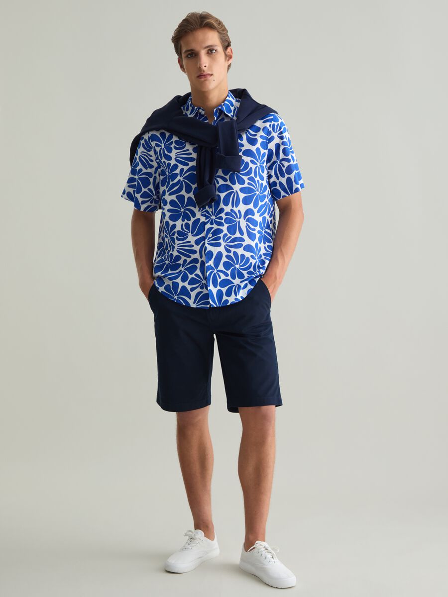 Men's multicolour pure cotton regular fit shirt_3