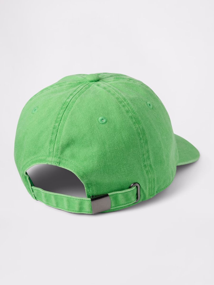 Green cotton baseball cap_1