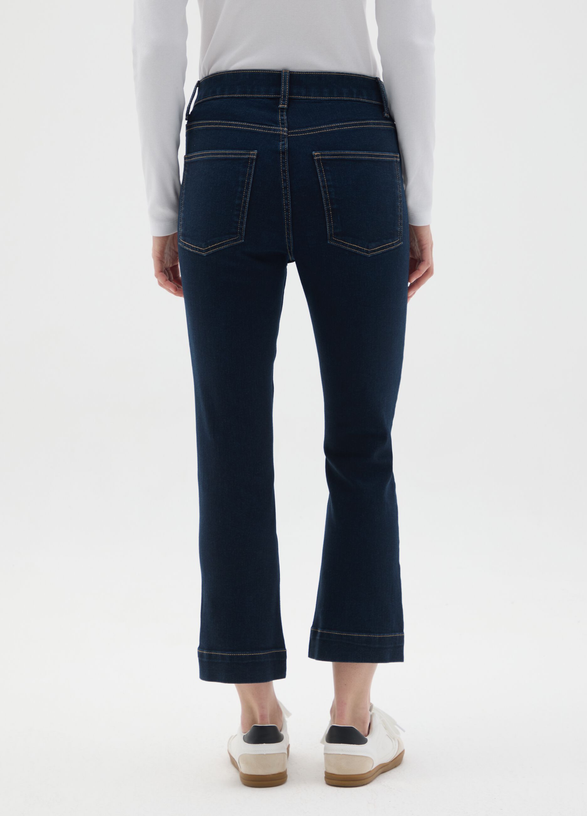 Slim fit blue denim jeans