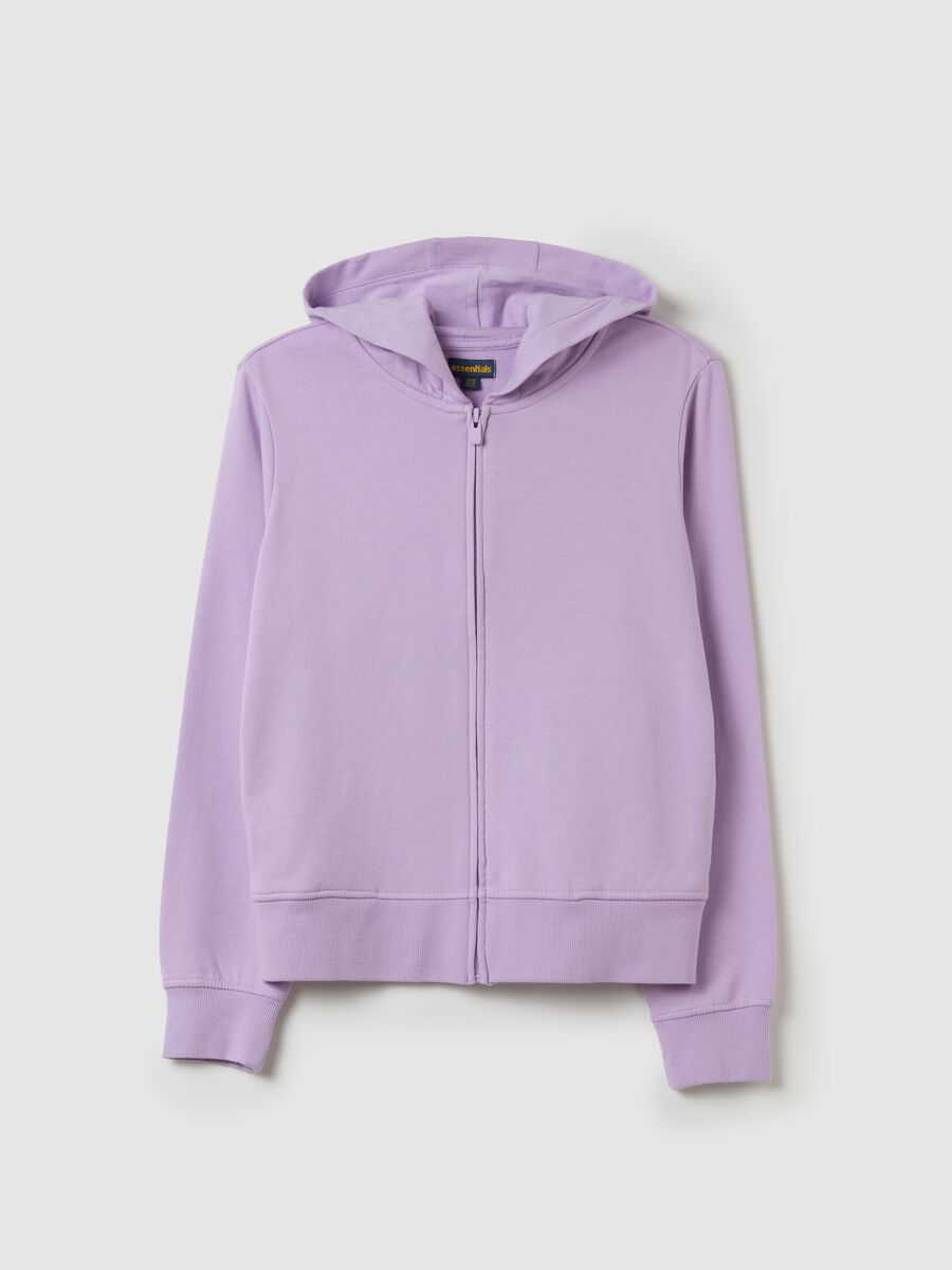 Full-zip Essential con cappuccio _3