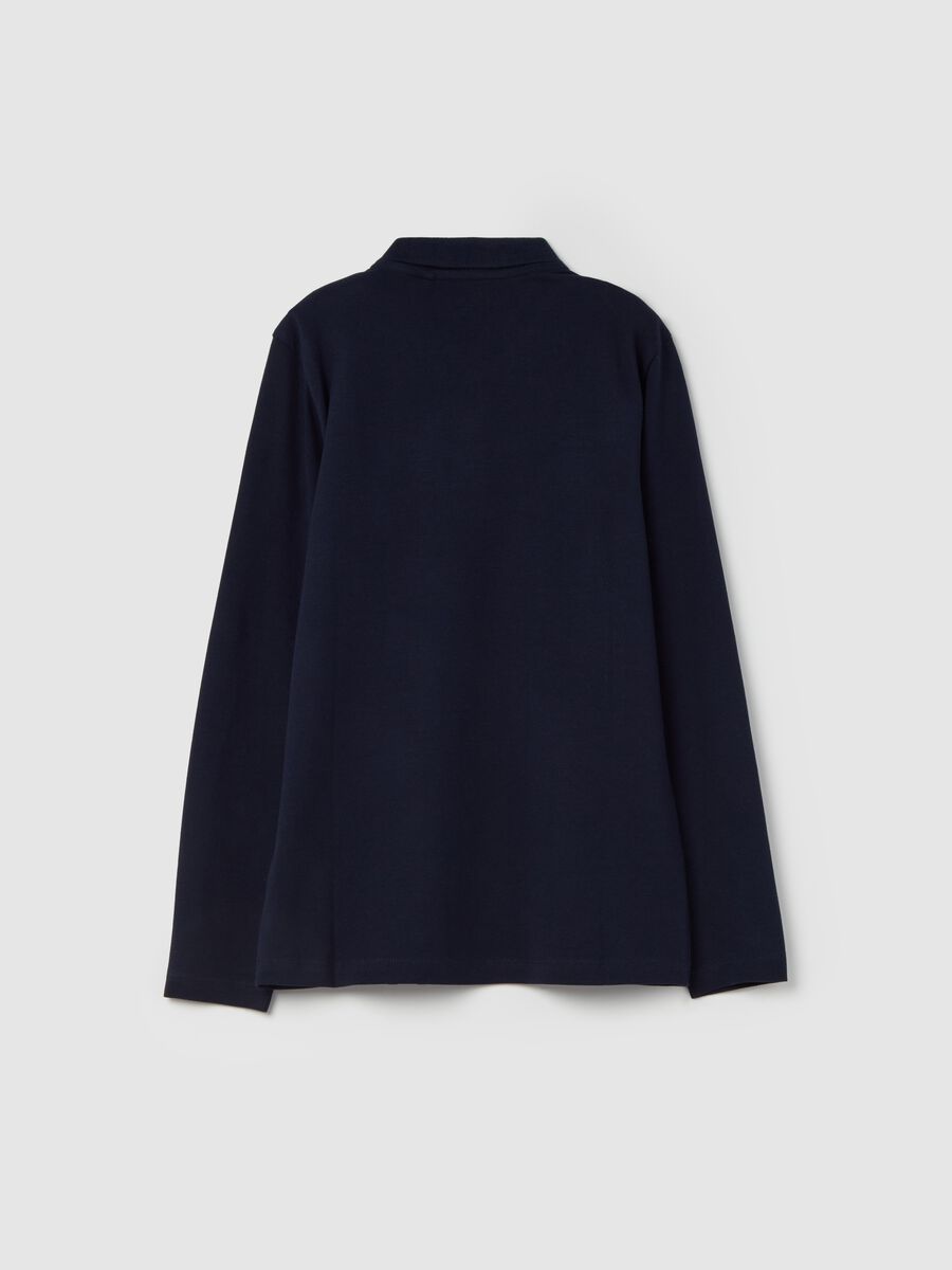 Organic cotton polo shirt with long sleeves_4