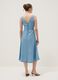 Light Blue Denim Midi Dress in 100% Lyocell, Sleeveless_2