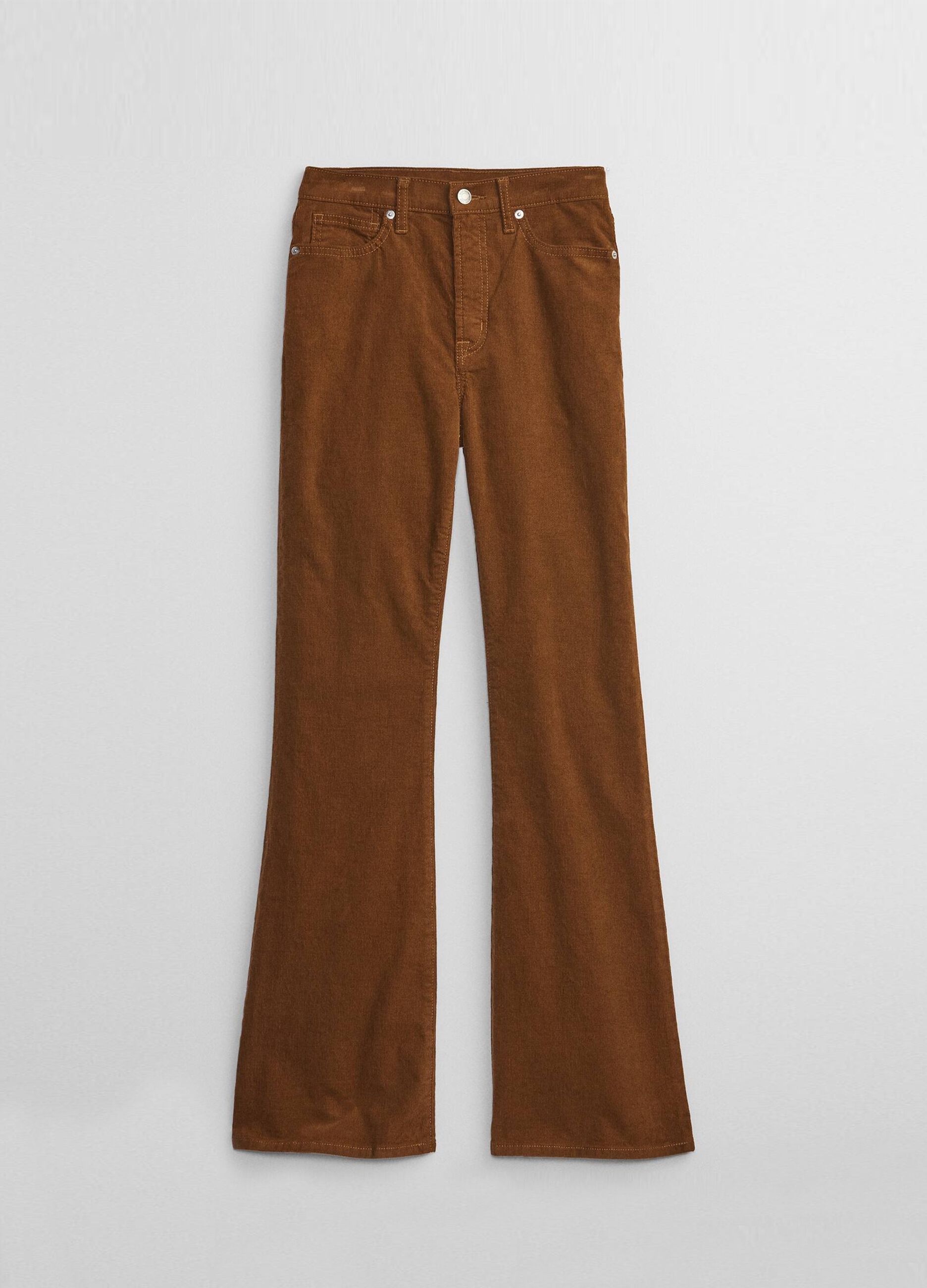Flare-fit stretch corduroy jeans