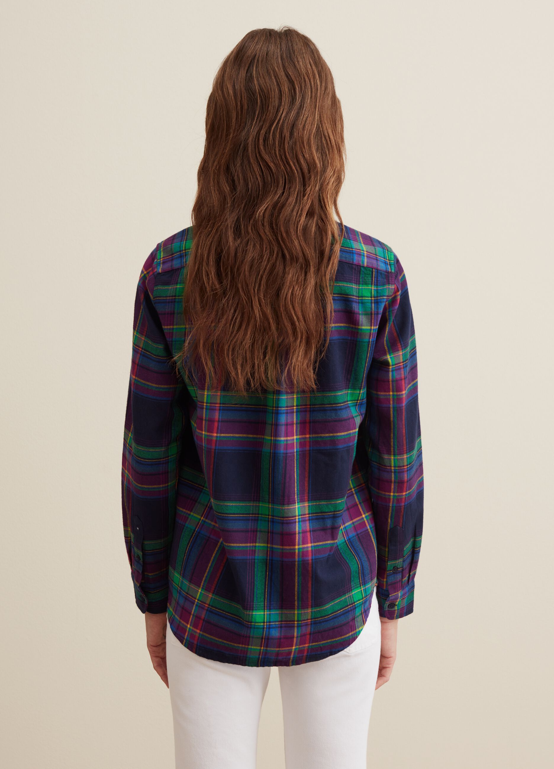 Camicia check con colletto button-down_2