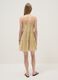 Yellow striped pure viscose dress_2