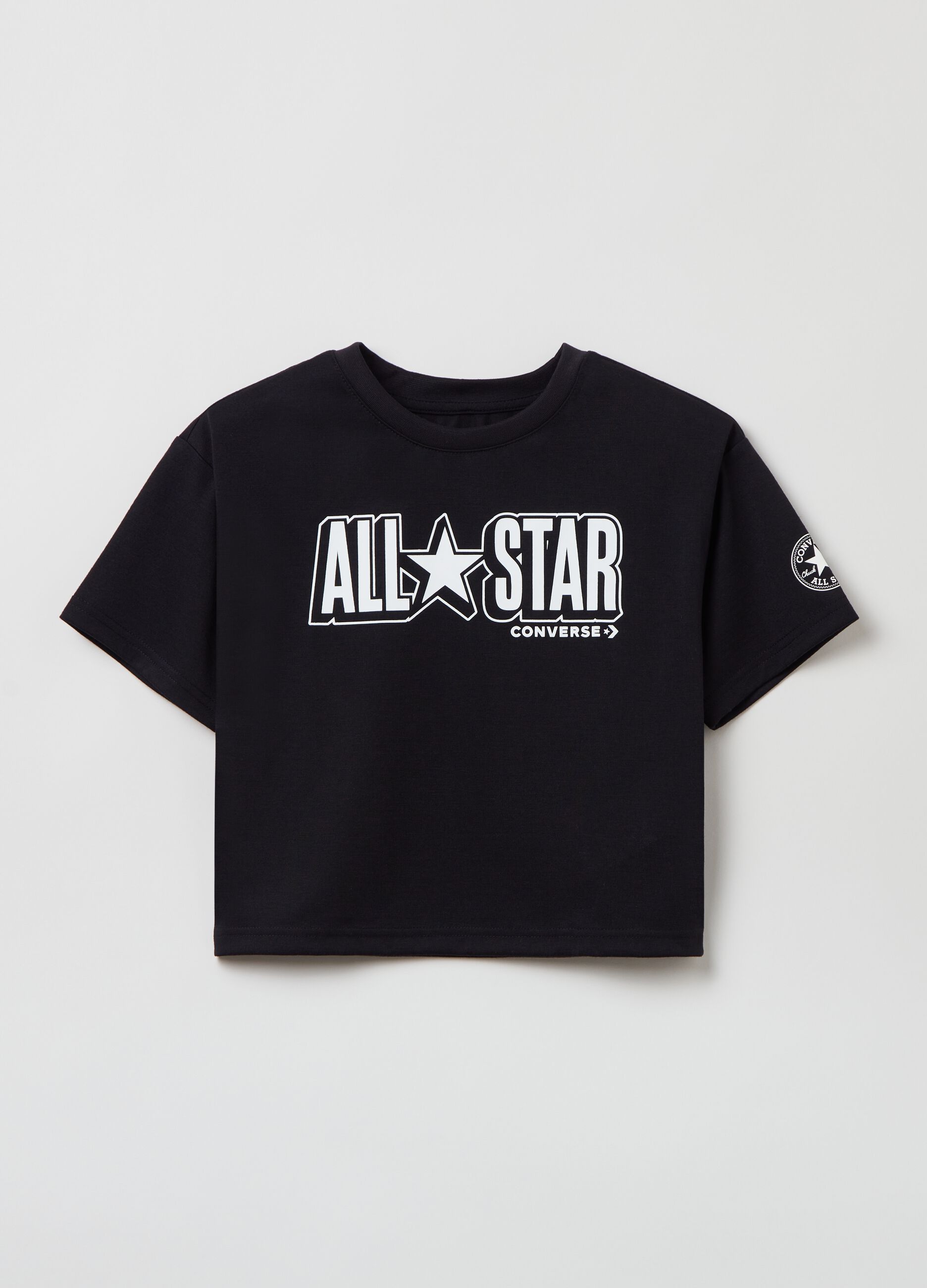 Boxy T-shirt with All Star print